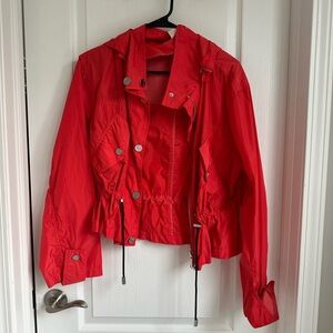 Michael Kors Red Utility Jacket